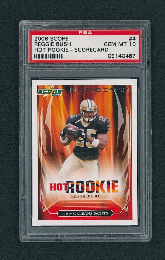 Reggie Bush Score Hot Rookie #4 Scorecard