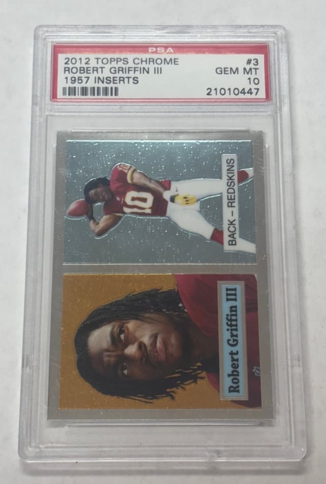 Robert Griffin III Topps Chrome 1957 Inserts #3 Base