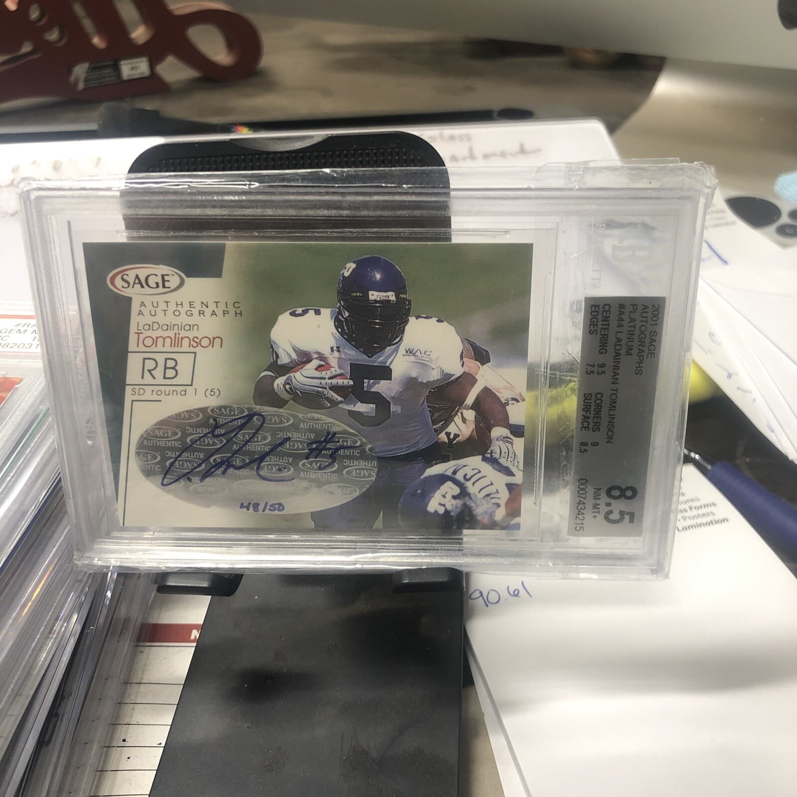 LaDainian Tomlinson SA-GE Autographs #A44 Platinum
