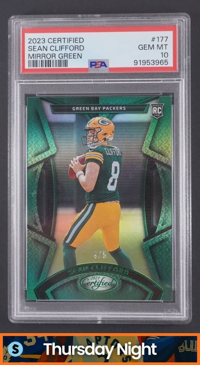 Sean Clifford Panini Certified #177 Mirror Green
