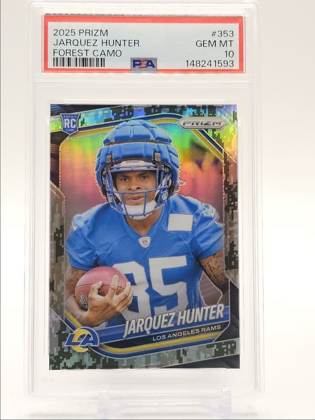 Jarquez Hunter Panini Prizm #353 Forest Camo