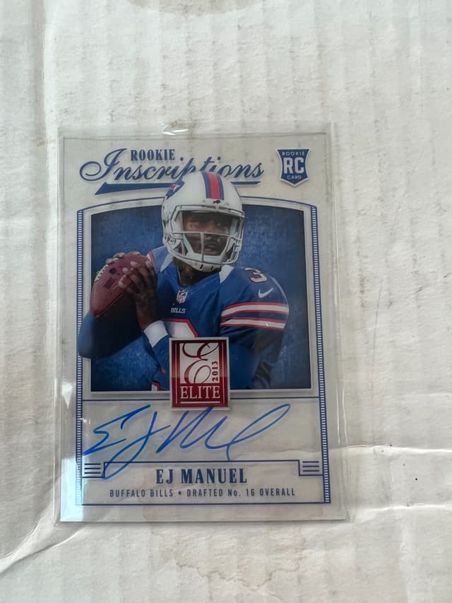 EJ Manuel Panini Elite Rookie Inscriptions #17 Base