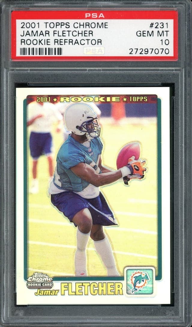 Jamar Fletcher Topps Chrome #231 Rookie Refractor