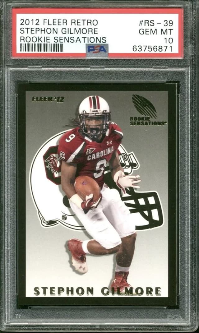 Stephon Gilmore Fleer Retro Rookie Sensations #RS39 Base