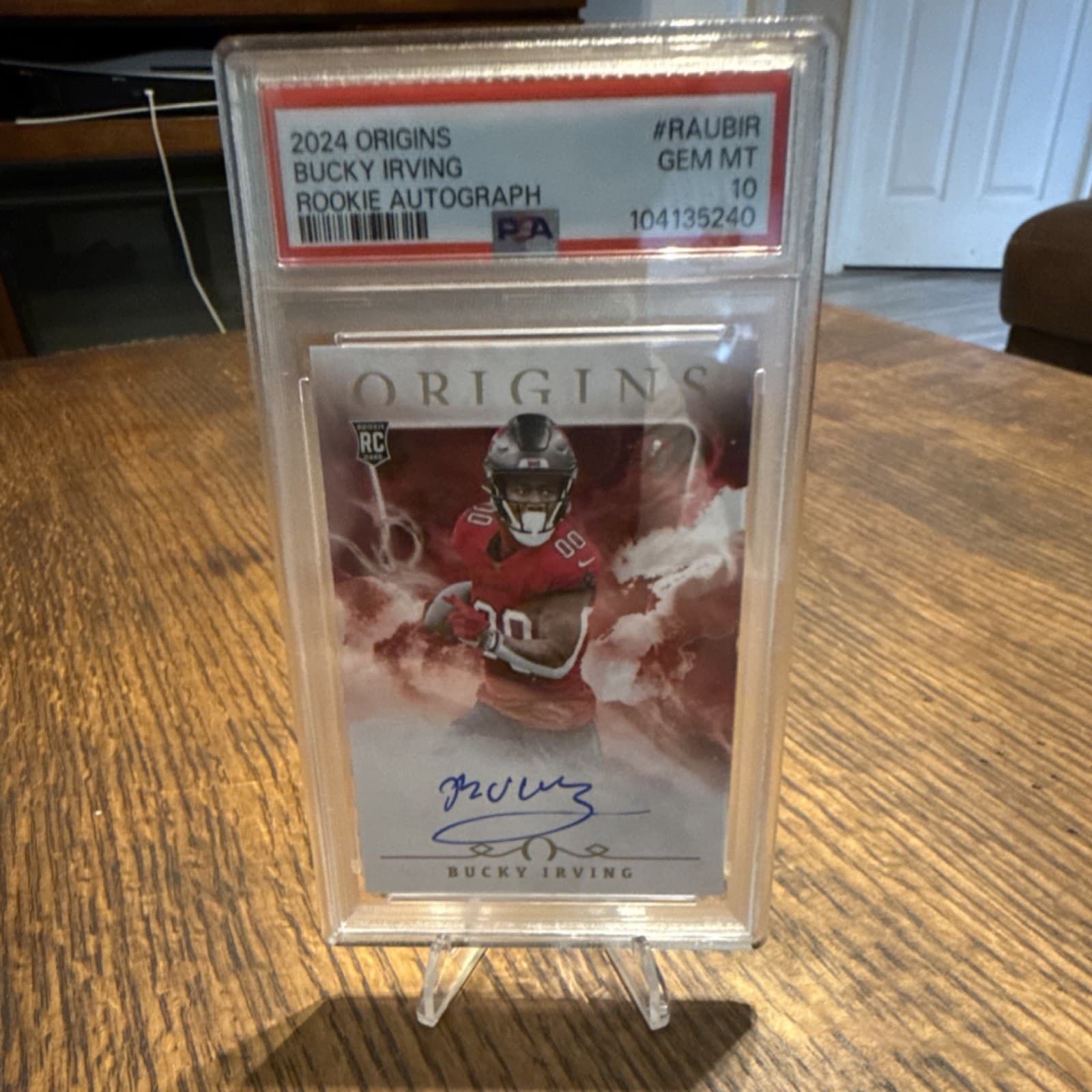 Bucky Irving Panini Origins Rookie Autographs #RAUBIR Base