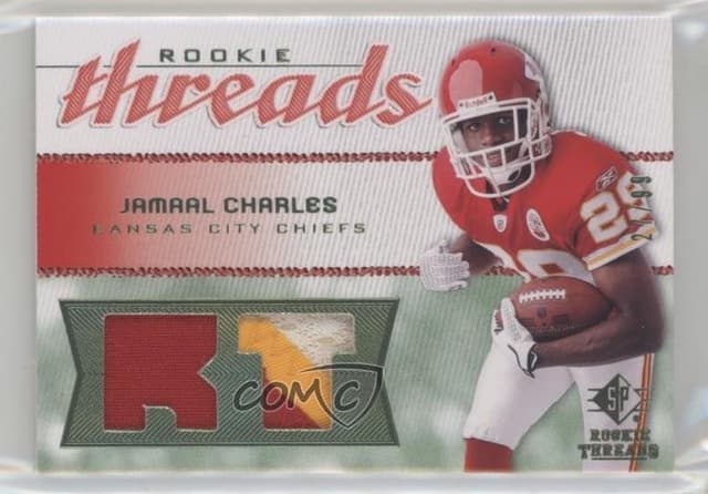 Jamaal Charles SP Rookie Threads Rookie Threads #RTJC Rookie Threads-Patch