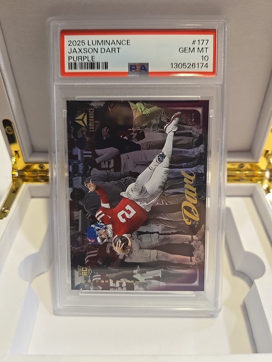 Jaxson Dart Panini Luminance #177 Purple