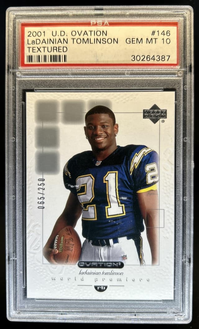 LaDainian Tomlinson Upper Deck Ovation #146 World Premiere