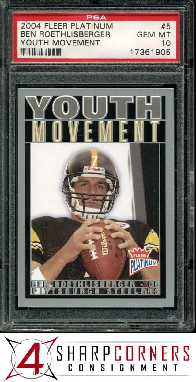 Ben Roethlisberger Fleer Platinum Youth Movement #5 Base