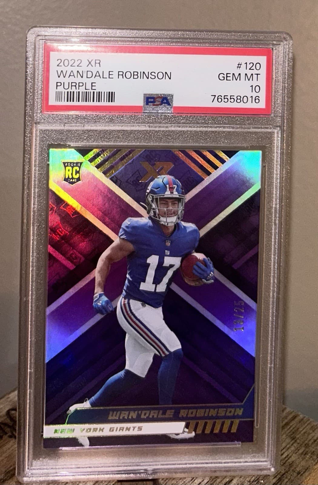 Wan'Dale Robinson Panini XR #120 Purple