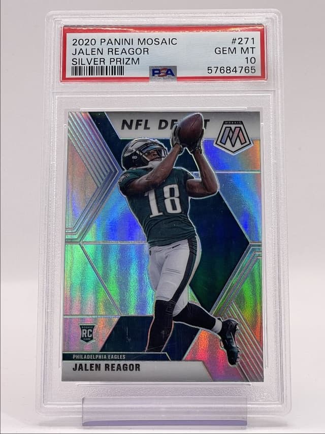 Jalen Reagor Panini Mosaic #271 Silver Prizm