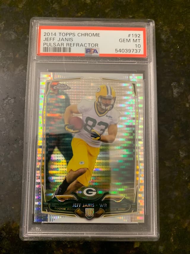 Jeff Janis Topps Chrome #192 Pulsar Refractor