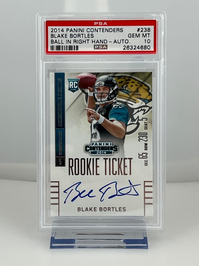Blake Bortles Panini Contenders #238 Ball in Right Hand-Autograph