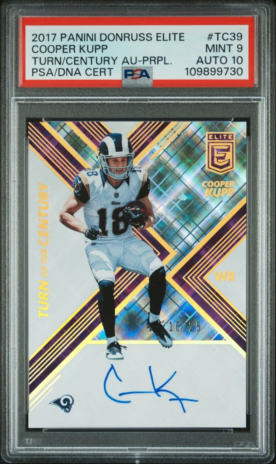Cooper Kupp Panini Donruss Elite Turn of the Century Autographs #TC39 Base