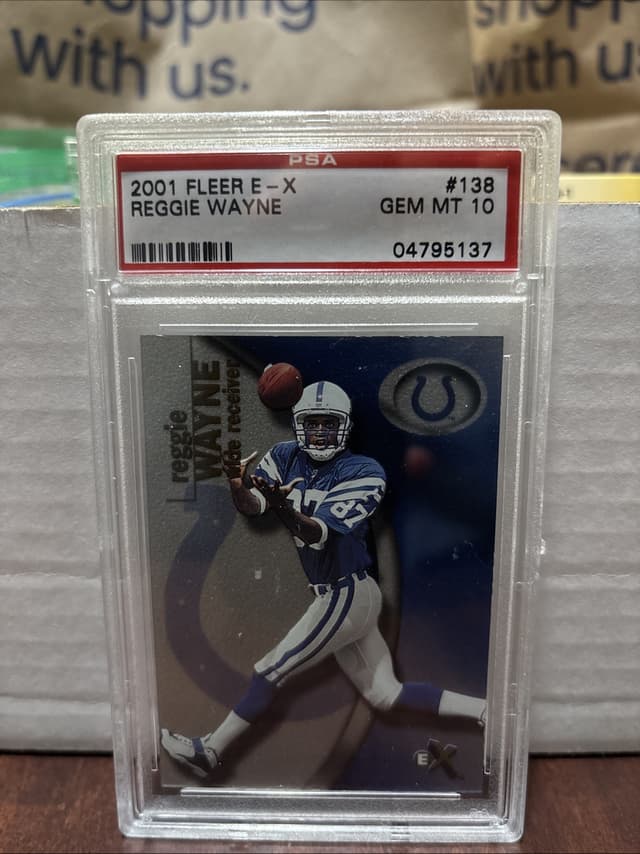 Reggie Wayne Fleer E-X #138 Base