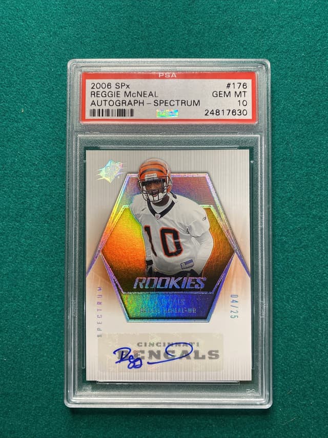 Reggie McNeal Spx #176 Autograph-Spectrum