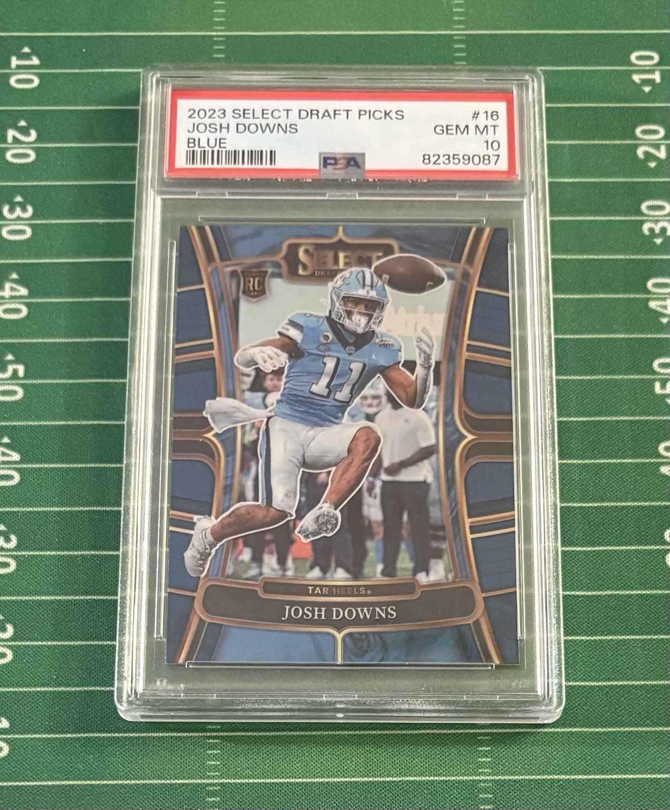 Josh Downs Panini Select Draft Picks #16 Blue