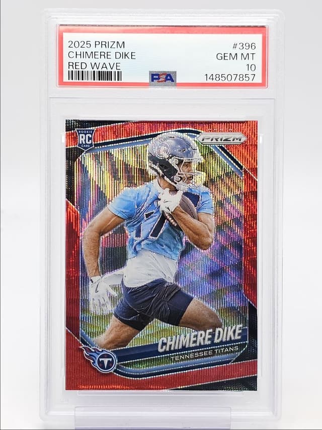 Chimere Dike Panini Prizm #396 Red Wave