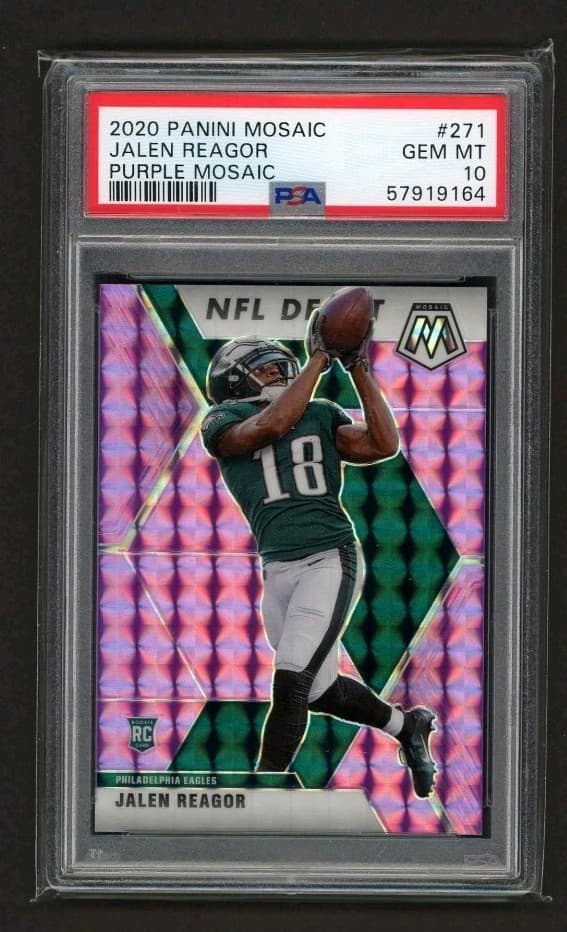 Jalen Reagor Panini Mosaic #271 Purple Mosaic