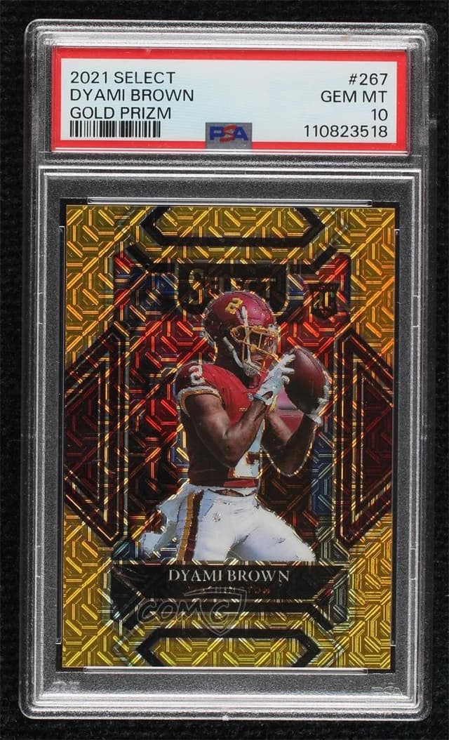 Dyami Brown Panini Select #267 Gold Prizm