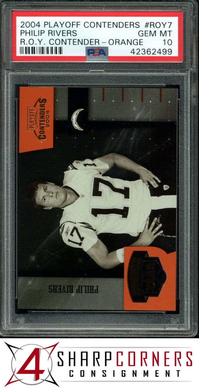 Philip Rivers Playoff Contenders R.O.Y. Contender #ROY7 Orange