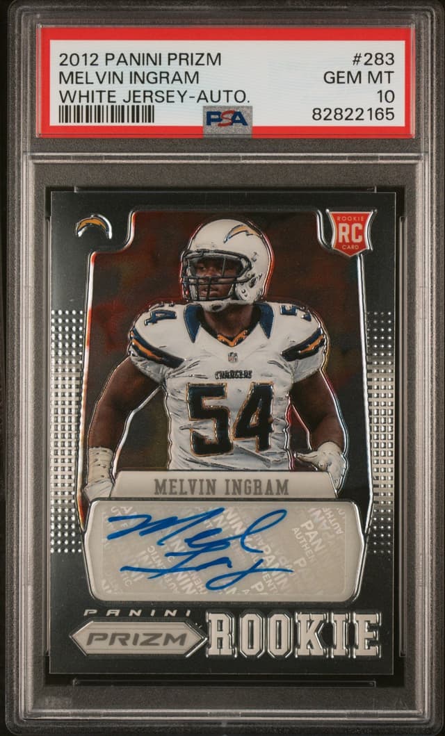 Melvin Ingram Panini Prizm #283 Autograph