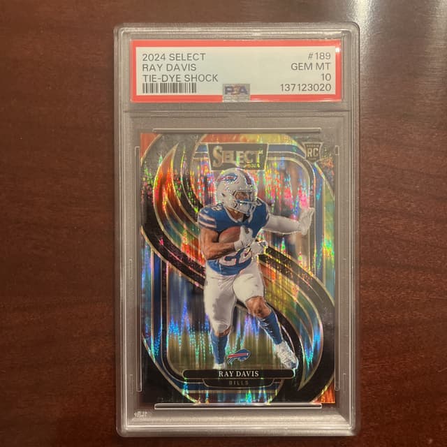 Ray Davis Panini Select #189 Tie-Dye Shock