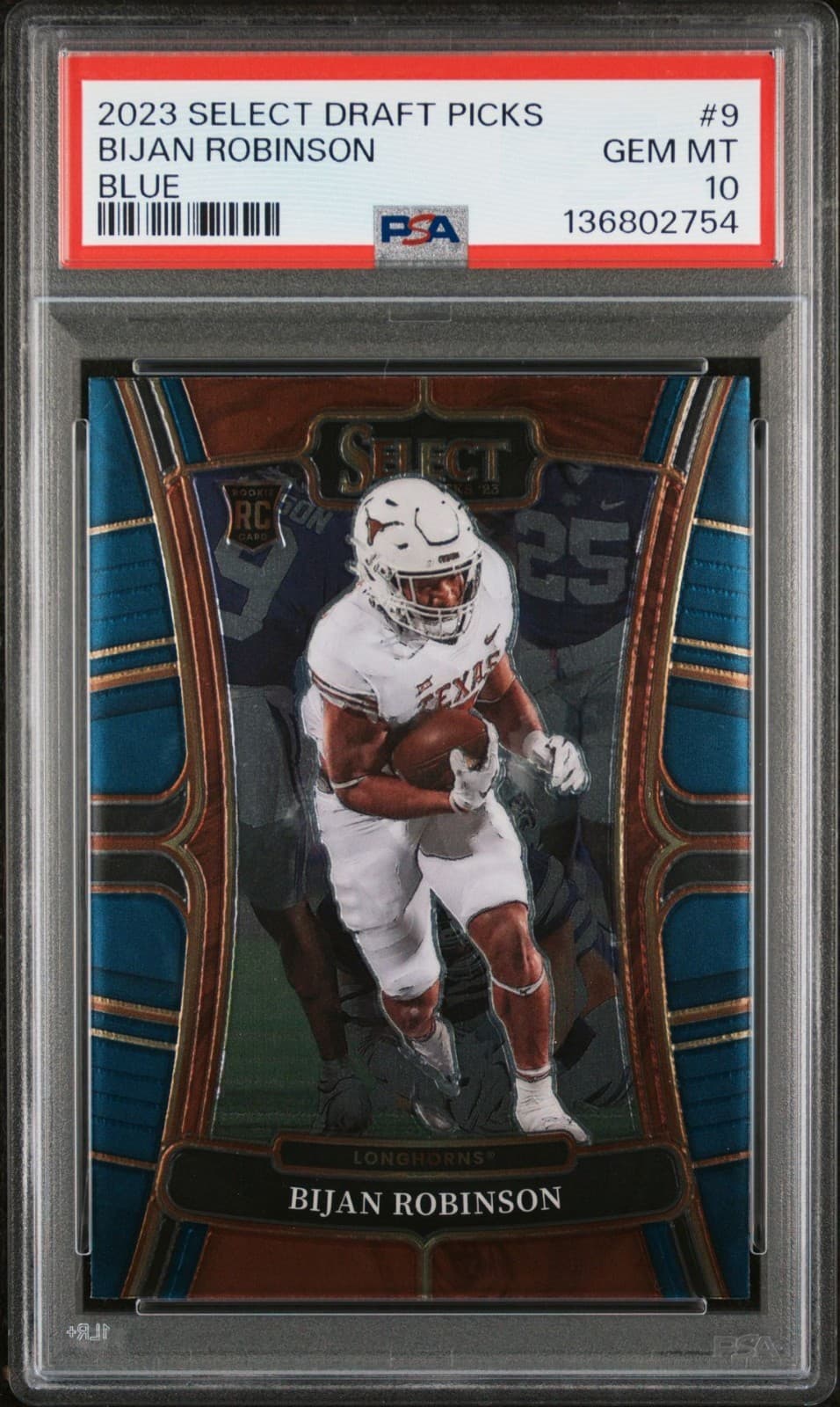 Bijan Robinson Panini Select Draft Picks #9 Blue