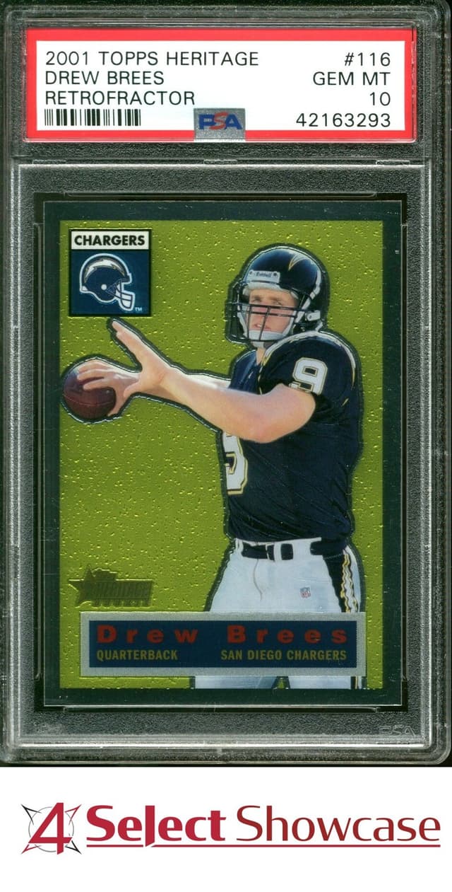 Drew Brees Topps Heritage #116 Retrofractor