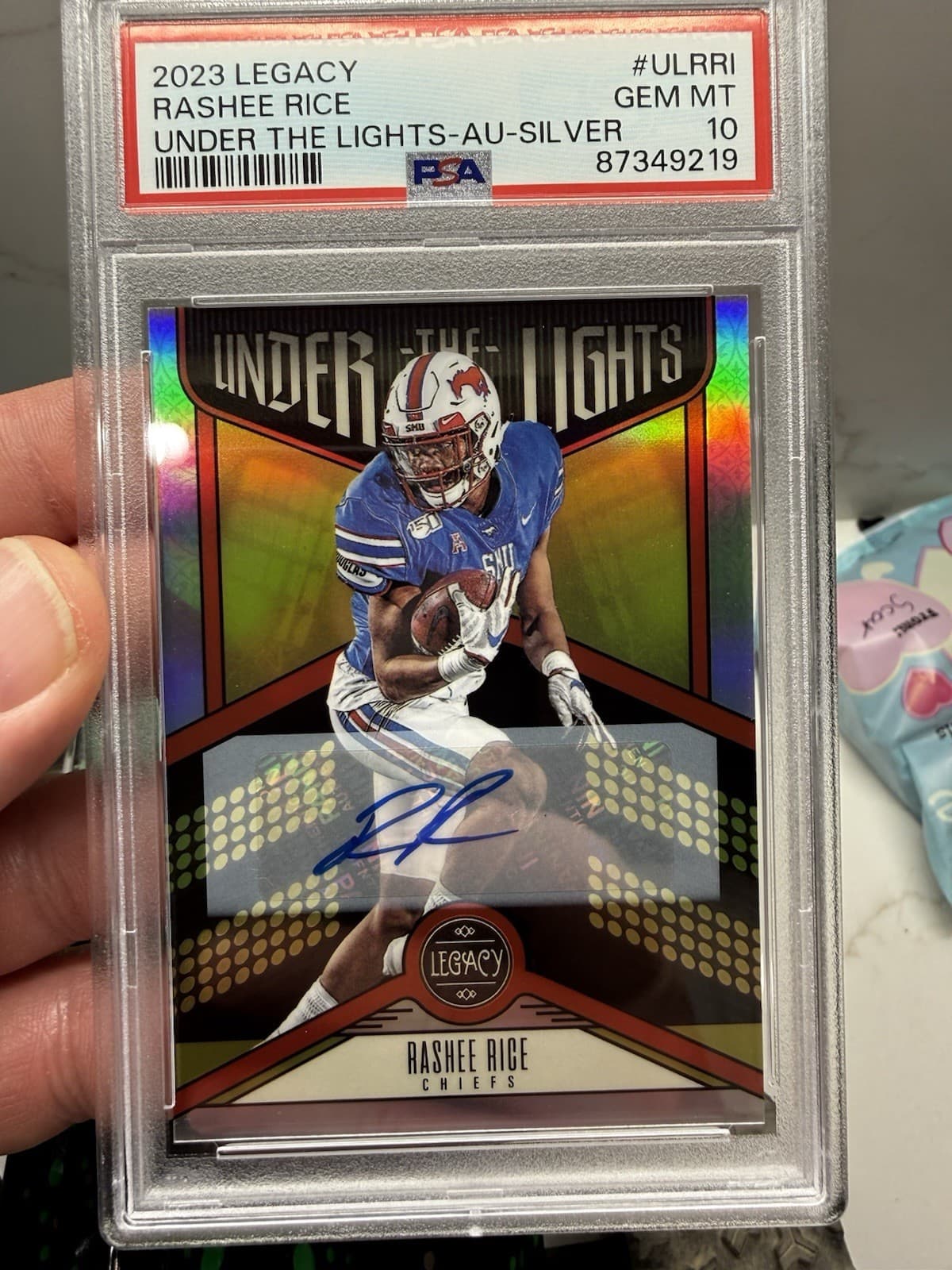 Rashee Rice Panini Legacy Under the Lights #ULRRI Autograph-Silver