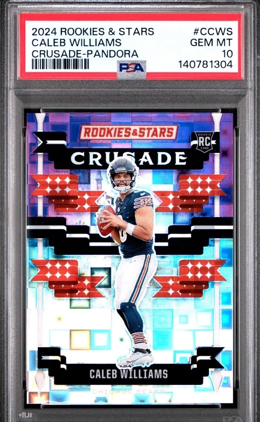 Caleb Williams Panini Rookies & Stars Crusade #CCWS Pandora