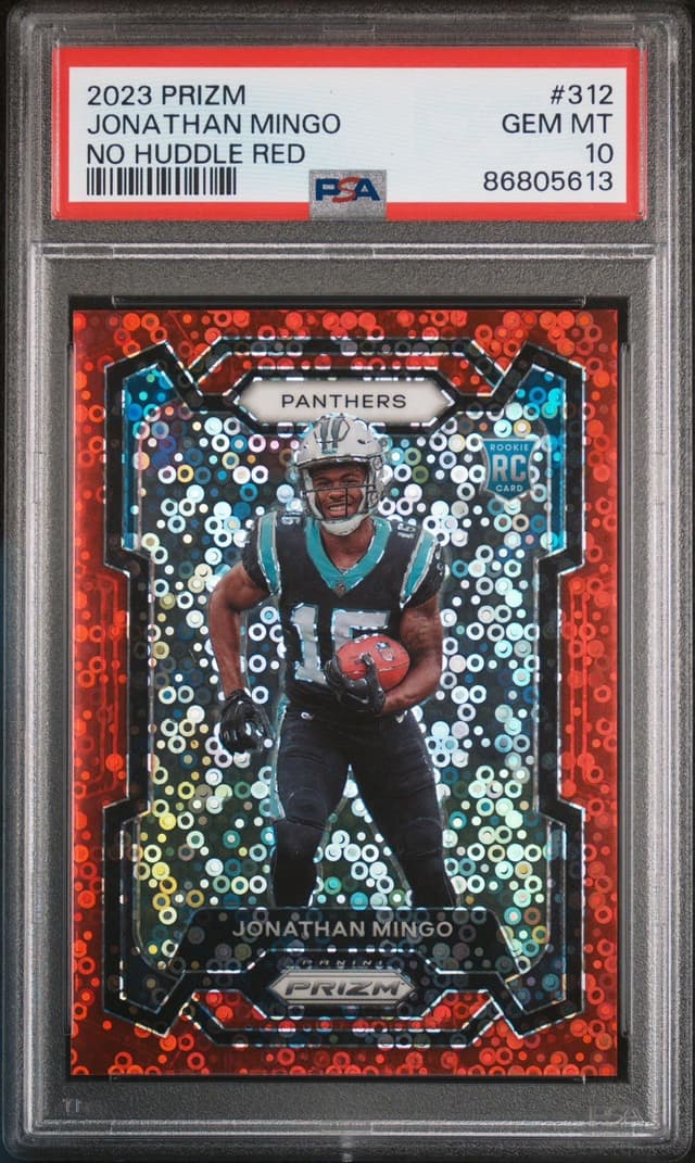 Jonathan Mingo Panini Prizm #312 No Huddle Red