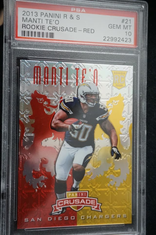 Manti Te'o Panini Rookies & Stars Rookie Crusade #21 Red