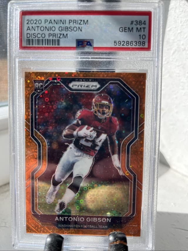 Antonio Gibson Panini Prizm #384 Disco Prizm