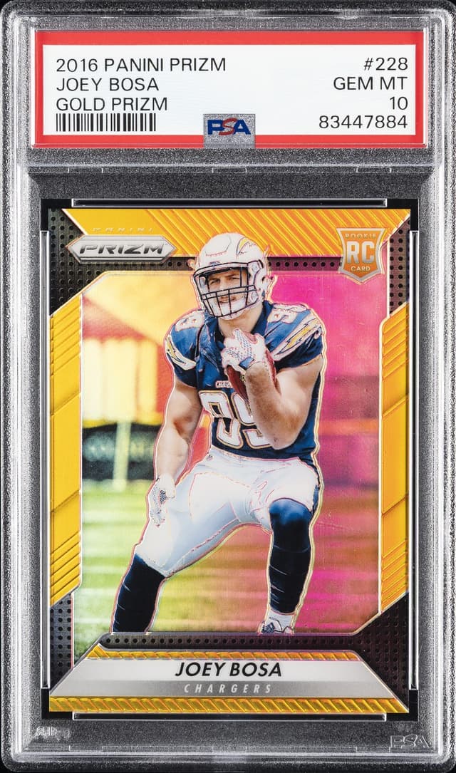 Joey Bosa Panini Prizm #228 Gold Prizm