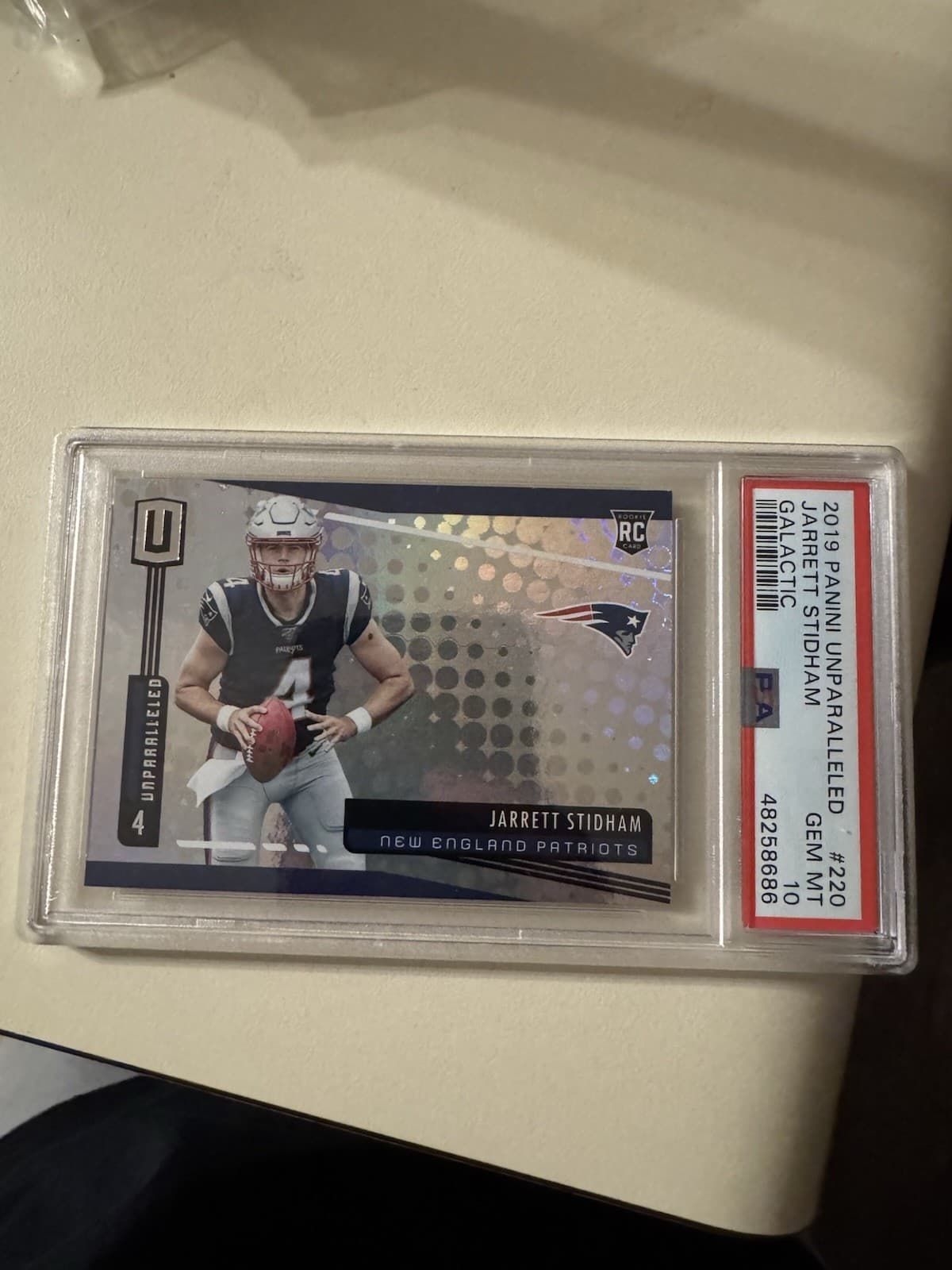 Jarrett Stidham Panini Unparalleled #220 Galactic