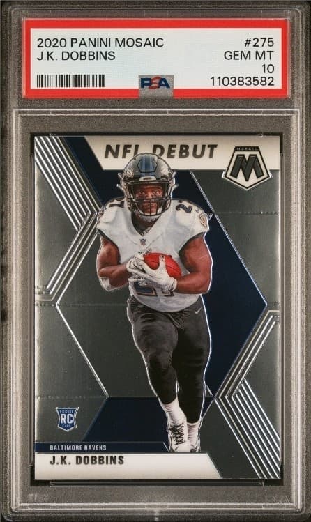 J.K. Dobbins Panini Mosaic #275 Base
