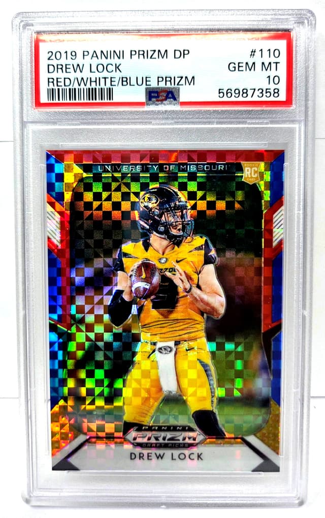 Drew Lock Panini Prizm Draft Picks #110 Red/White/Blue Prizm