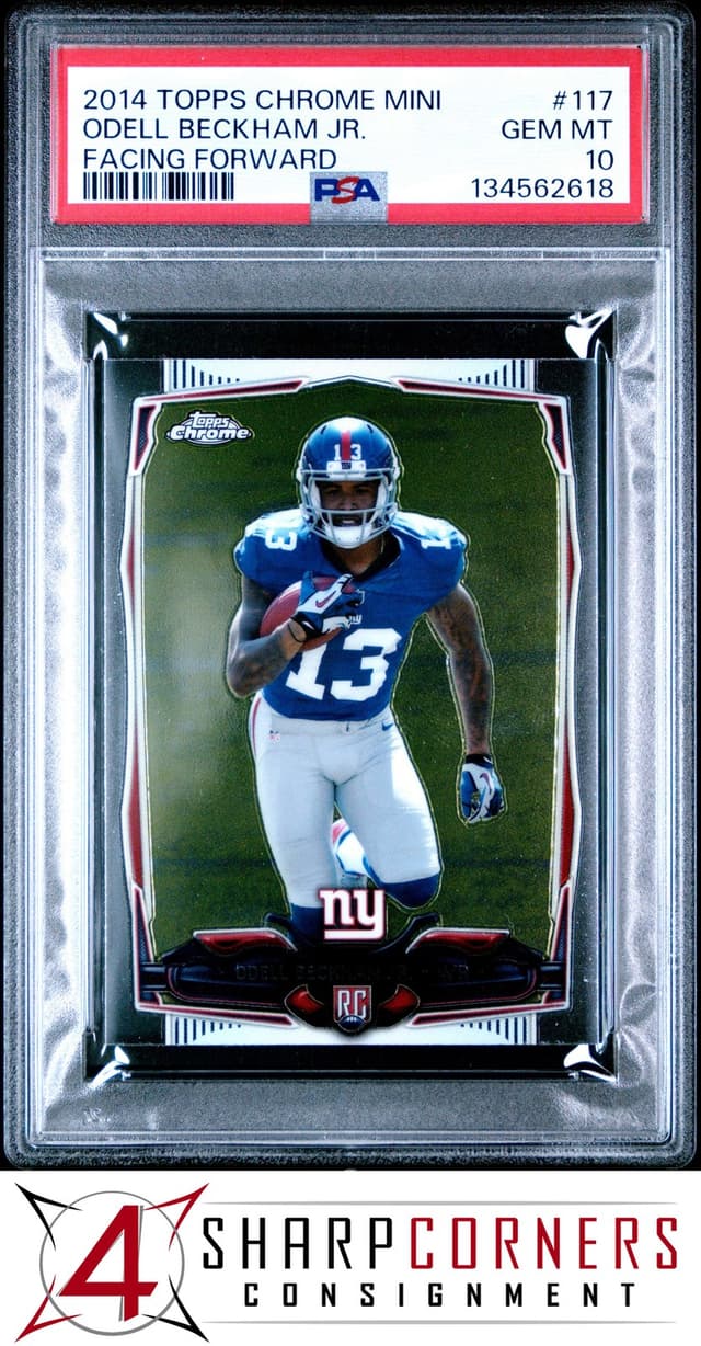 Odell Beckham Jr. Topps Chrome Mini #117 Facing Forward