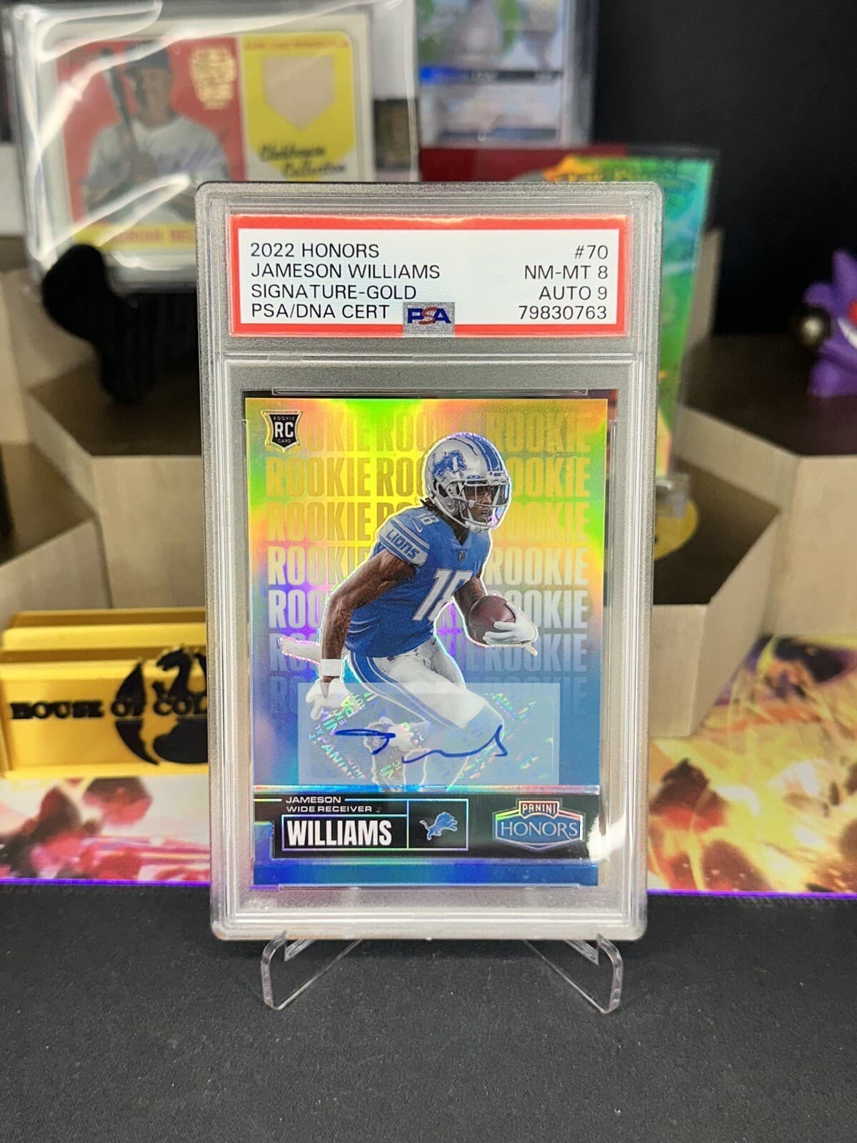 Jameson Williams Panini Honors #70 Gold