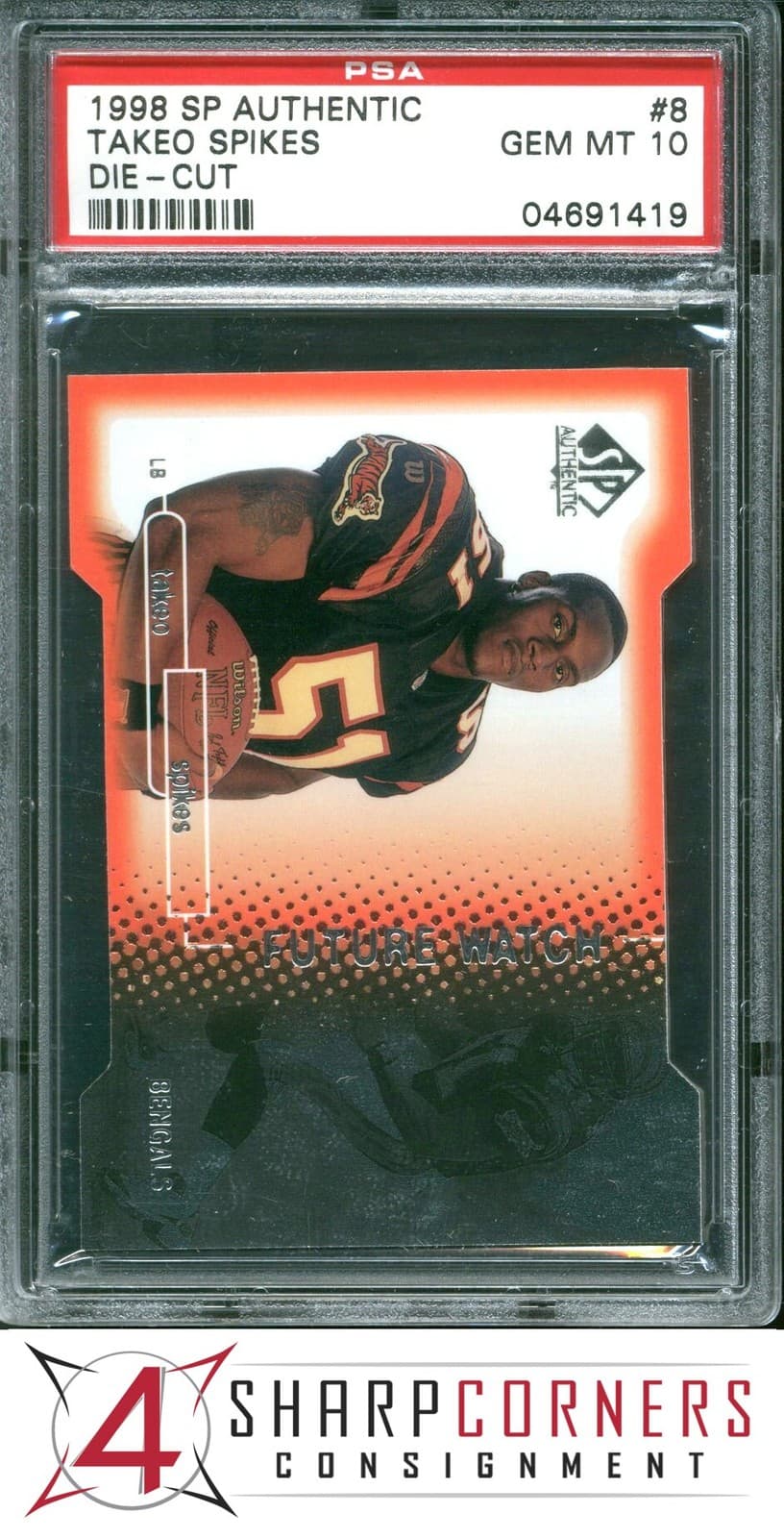 Takeo Spikes SP Authentic #8 Die-Cut