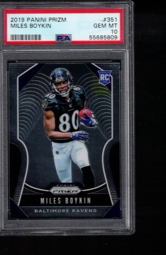 Miles Boykin Panini Prizm #351 Base