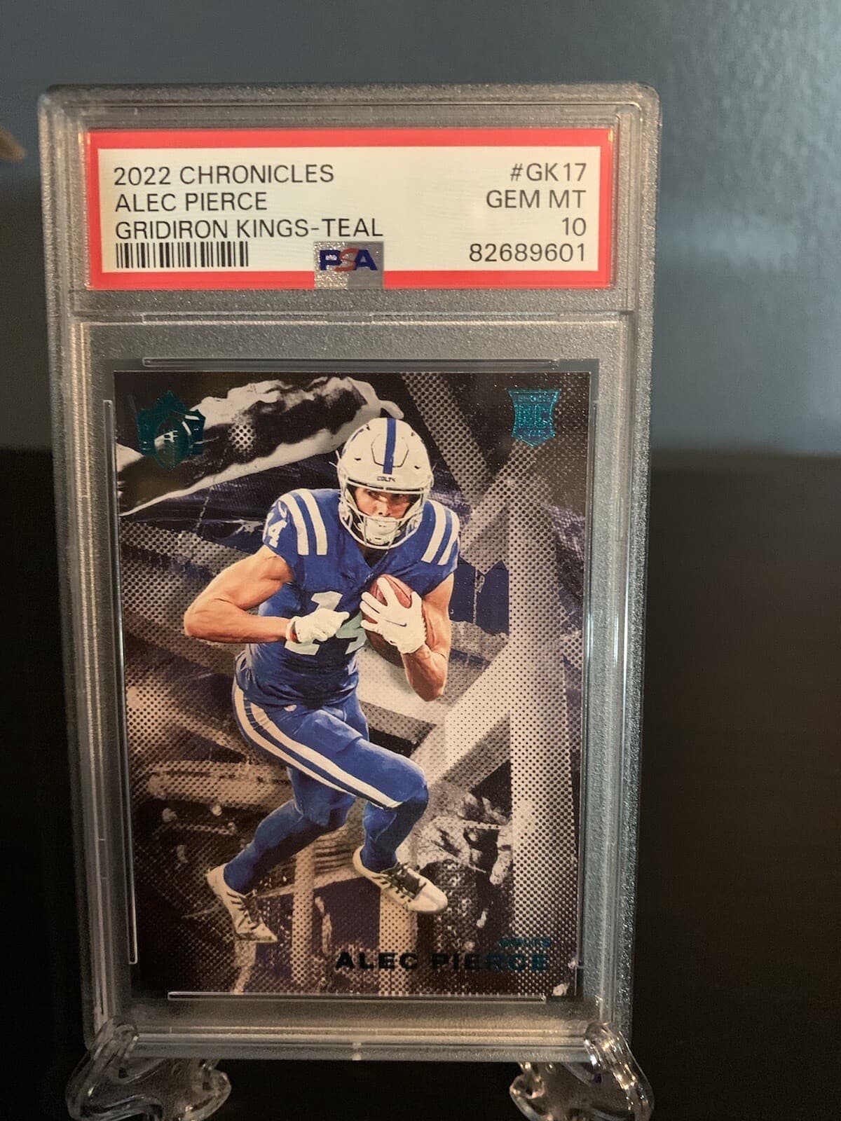 Alec Pierce Panini Chronicles Gridiron Kings #GK17 Teal