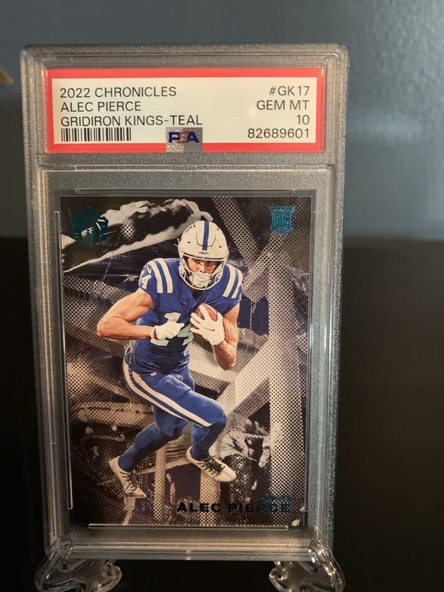 Alec Pierce Panini Chronicles Gridiron Kings #GK17 Teal