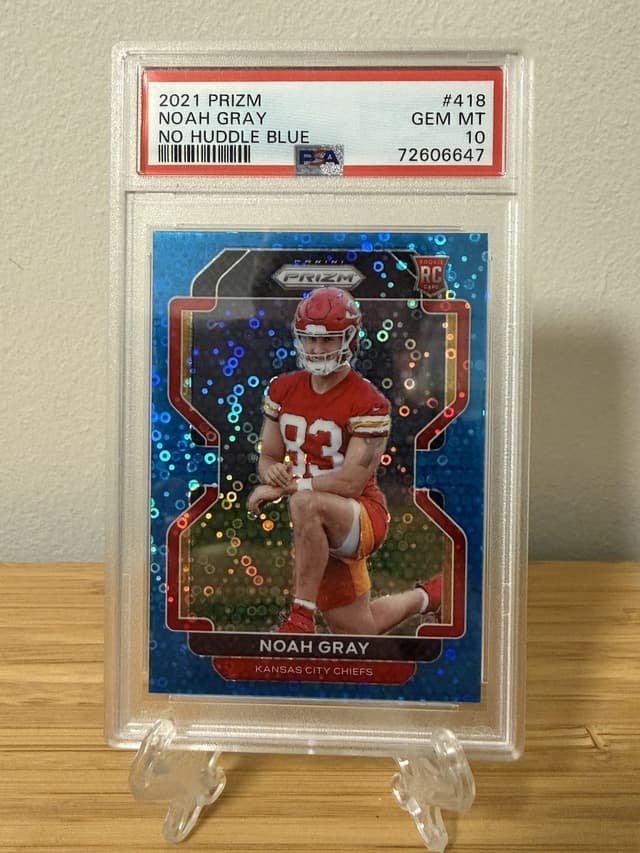 Noah Gray Panini Prizm #418 No Huddle Blue