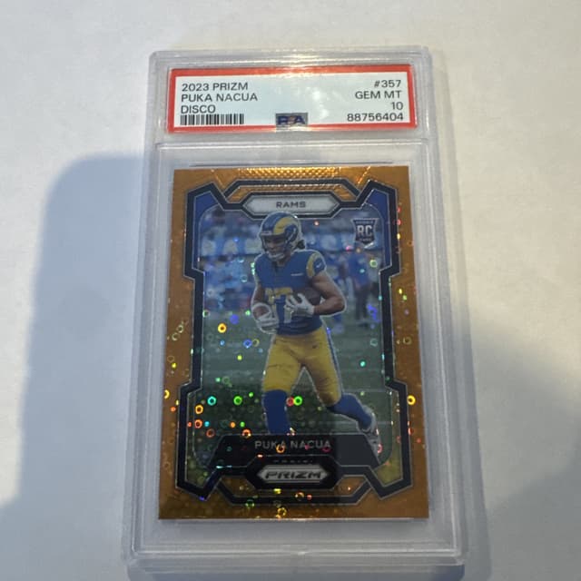 Puka Nacua Panini Prizm #357 Disco Prizm
