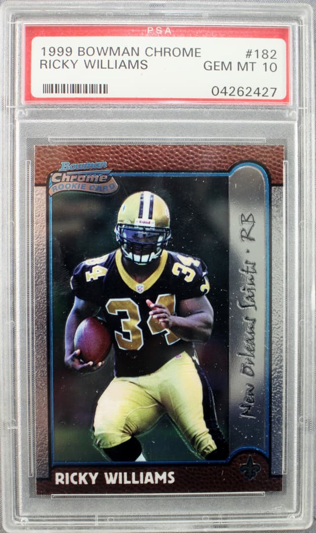 Ricky Williams Bowman Chrome #182 Base