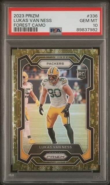 Lukas Van Ness Panini Prizm #336 Forest Camo