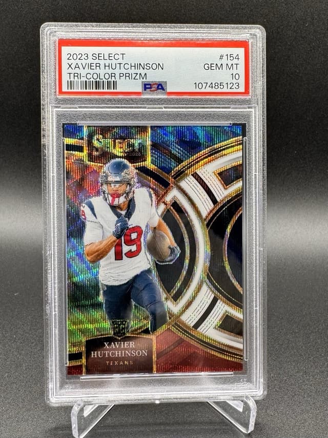 Xavier Hutchinson Panini Select #154 Tri-Color Prizm