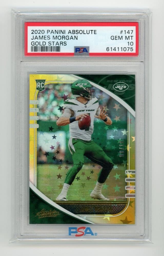 James Morgan Panini Absolute #147 Gold Stars